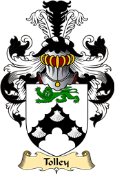 English Coat of Arms (v.23) for the family Tolley