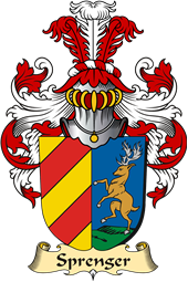 v.23 Coat of Family Arms from Germany for Sprenger