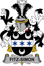 Irish Coat of Arms for Fitz-Simon