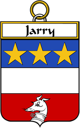 French Coat of Arms Badge for Jarry