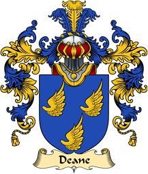 Irish Family Coat of Arms (v.25a) Deane