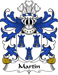 Welsh Coat of Arms for Martin (of Pembrokeshire, lord of Treglemes)