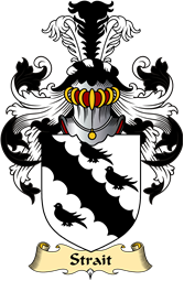 English Coat of Arms (v.23) for the family Strait (s)