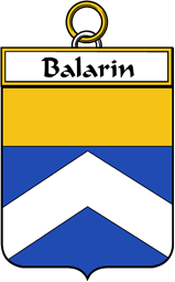 French Coat of Arms Badge for Balarin