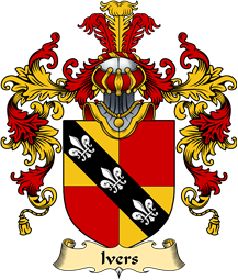 Irish Family Coat of Arms (v.25a) Ivers