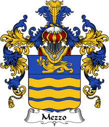 Italian Family Coat of Arms (v.25b) Mezzo