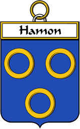 French Coat of Arms Badge for Hamon