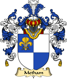 English Family Coat of Arms (v.25) Metham