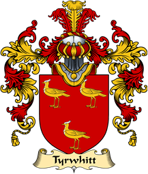 English Family Coat of Arms (v.25) Tyrwhitt