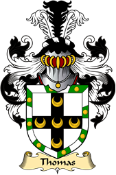 Welsh Family Coat of Arms (v.23) for Thomas (of Caernarfonshire)