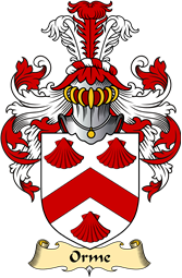 English Coat of Arms (v.23) for the family Orme