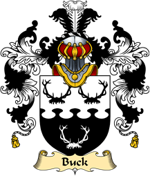 English Family Coat of Arms (v.25) Buck
