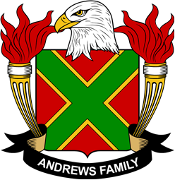 Coat of arms used by the Andrews family in the United States of America