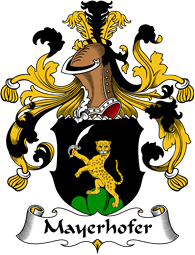 German Wappen Coat of Arms for Mayerhofer