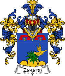 Italian Family Coat of Arms (v.25b) Zanardi