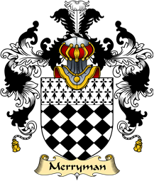 English Family Coat of Arms (v.25) Merryman