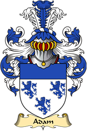 Welsh Family Coat of Arms (v.23) for Adam (AP HYWEL)