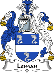 Irish Coat of Arms for Leman or Lemon