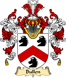 English Family Coat of Arms (v.25) Bullen
