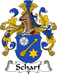 German Wappen Coat of Arms for Scharf