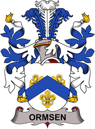 Norwegian Coat of Arms for Ormsen