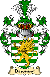 English Coat of Arms (v.23) for the family Downing