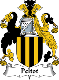 English Coat of Arms for the family Peltot