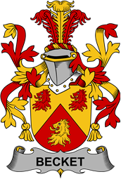 Irish Coat of Arms for Becket