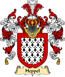 English Family Coat of Arms (v.25) Heppel