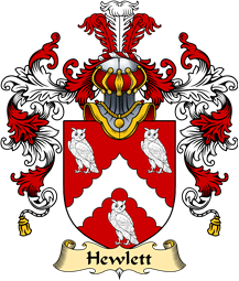 Irish Family Coat of Arms (v.25a) Hewlett or Howlett