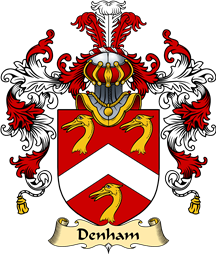 Scottish Family Coat of Arms (v.25) Denham