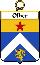 French Coat of Arms Badge for Ollier