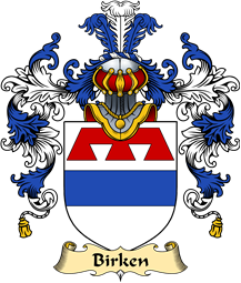 English Family Coat of Arms (v.25) Birken