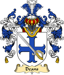 Scottish Family Coat of Arms (v.25) Deans