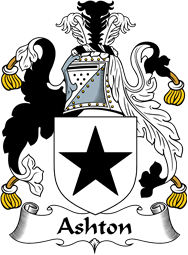 English Coat of Arms for the family Ashton