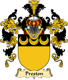 Irish Family Coat of Arms (v.25a) Preston