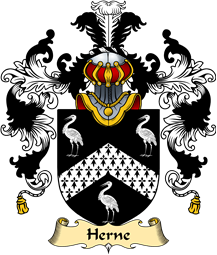 English Family Coat of Arms (v.25) Herne
