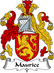 English Coat of Arms for the family Maurice or Morrice (Wales)