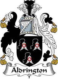 English Coat of Arms for the family Aldrington