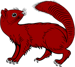 Squirrel Statant Reguardant