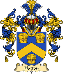 English Family Coat of Arms (v.25) Hatton