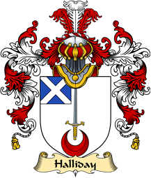 Scottish Family Coat of Arms (v.25) Halliday