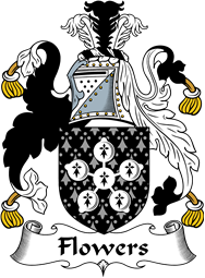 English Coat of Arms for the family Flower (s)