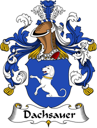 German Wappen Coat of Arms for Dachsauer