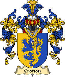 English Family Coat of Arms (v.25) Crofton