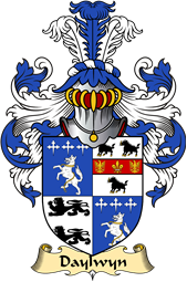 Welsh Family Coat of Arms (v.23) for Daylwyn (or Bushe)