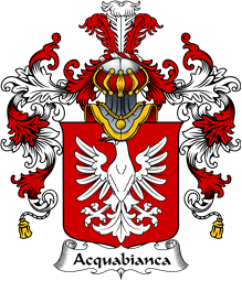 Italian Family Coat of Arms (v.25b) Acquabianca