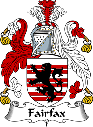 English Coat of Arms for the family Fairfax