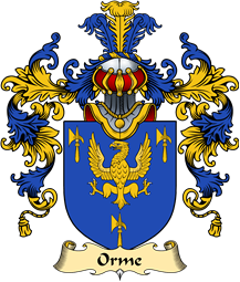 Irish Family Coat of Arms (v.25a) Orme