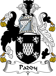 English Coat of Arms for the family Paddy